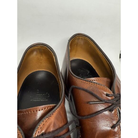 Allen Edmonds Men's Shoe 🇺🇸 Wendell Almond Bicycle-toe Derby 12D Dress Leather - Picture 8 of 12